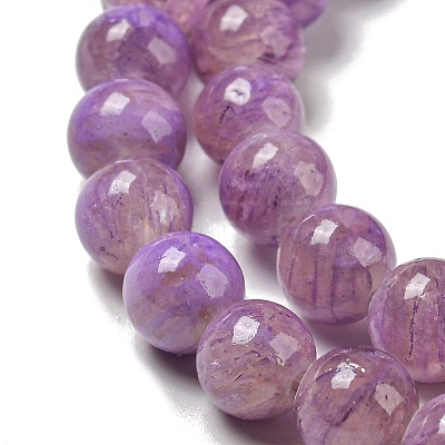 Dyed Natural White Jade Beads Strands G-F764-01B-1