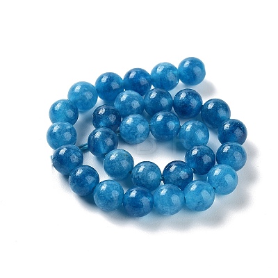 Dyed Natural Malaysia Jade Beads Strands G-G021-02A-10-1