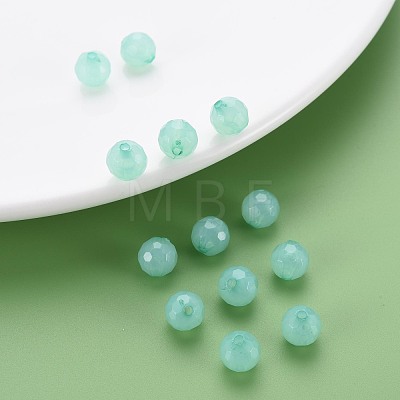 Transparent Acrylic Beads TACR-S154-62E-02-1