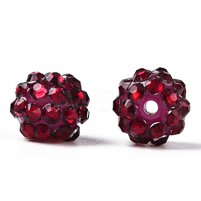 AB-Color Resin Rhinestone Beads RESI-S315-10x12-M-1