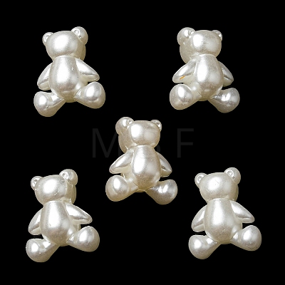 ABS Imitation Pearl Beads X-OACR-K001-31-1