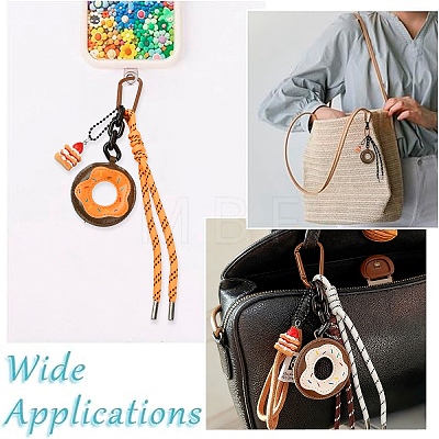 Nylon Pendant Decorations HJEW-YW00412-01-1