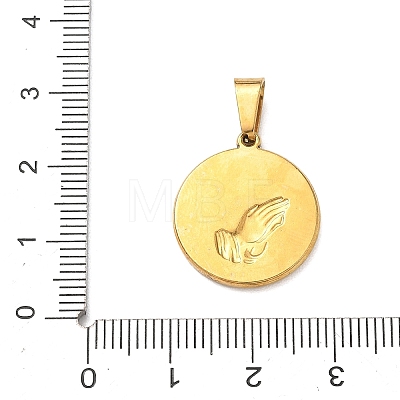 Religion 304 Stainless Steel Pendants STAS-H264-13C-AG-1