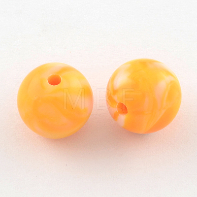 Opaque Acrylic Beads SACR-R853-8mm-203-1