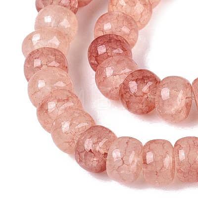 Ombre Effect Dyed Glass Beads Strands GLAA-Q106-05A-A09-1
