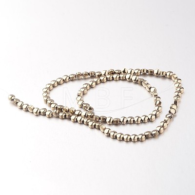 Electroplate Non-magnetic Synthetic Hematite Bead Strands G-F300-33B-06-1