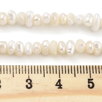 Natural Keshi Pearl Cultured Freshwater Pearl Beads Strands PEAR-C003-31D-1