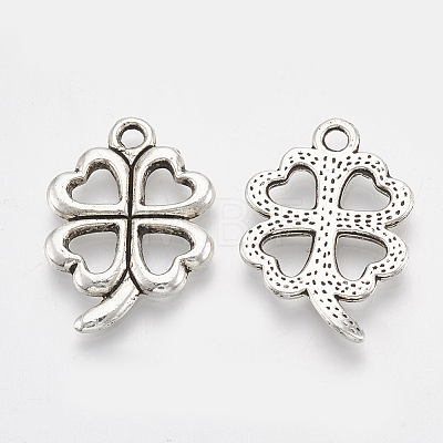 Tibetan Style Alloy Pendants TIBEP-T006-09AS-RS-1