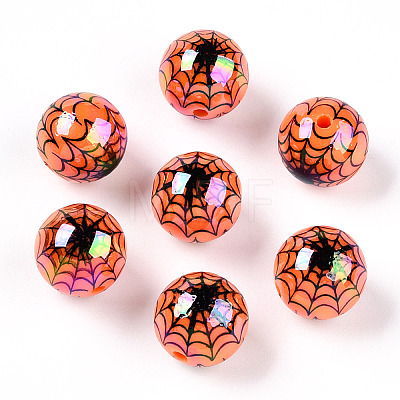 UV Plating Acrylic Beads PACR-N015-13B-03-1