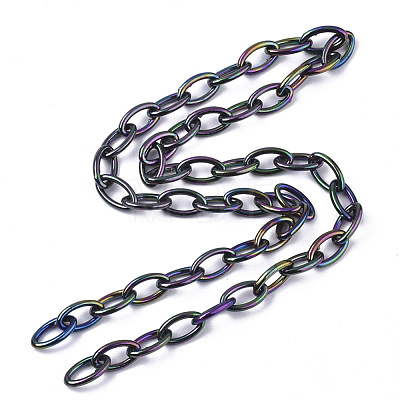 Acrylic Opaque Cable Chains PACR-N009-001A-1