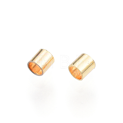 Brass Crimp Beads X-KK-N259-53-1