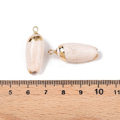 Natural Sea Shell Pendants SSHEL-N038-30A-1