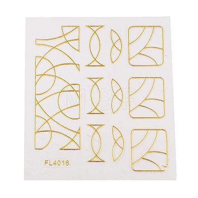 Gilding 5D Nail Strip Self-adhesive Stickers MRMJ-T076-02-M-1