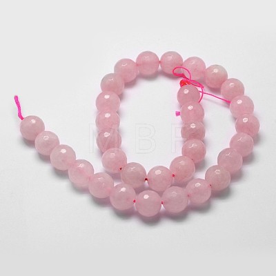 Natural Rose Quartz Beads Strands X-G-D840-20-8mm-1