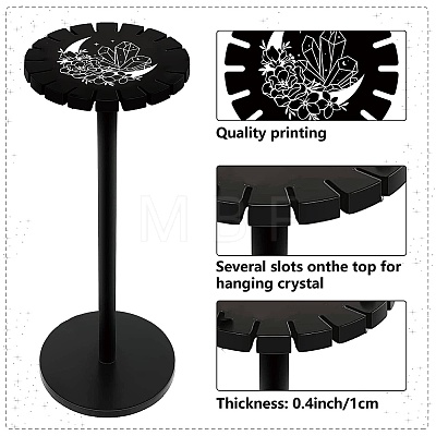 Wooden Wheel DJEW-WH0047-015-1