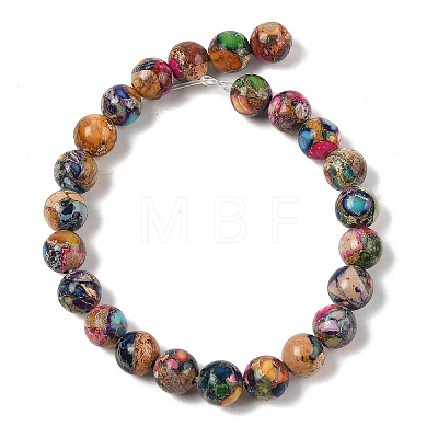 Dyed Natural Regalite/Imperial Jasper/Sea Sediment Jasper Beads Strands G-B124-C01-19-1