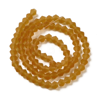 Imitate Austrian Crystal Frosted Glass Beads Strands LS-GLAA-F029-TM2mm-B28-1