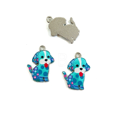 Alloy Enamel Pendants PW-WGBFD81-06-1