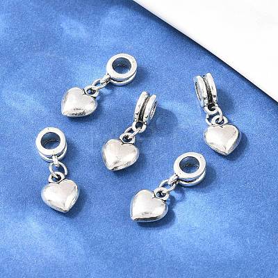 Valentine Day Gift Ideas for Men Alloy European Dangle Charms PALLOY-JF00001-28-1
