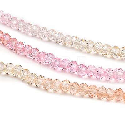 Transparent Painted Glass Beads Strands DGLA-A034-T2mm-A20-1