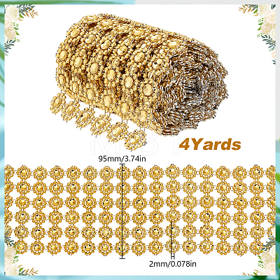 Acrylic & Rhinestone Mesh Wrap Roll DIY-WH0899-697A-1