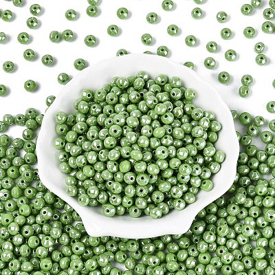 Opaque Colours Glass Seed Beads SEED-N007-34F-1