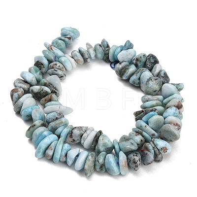 Natural Larimar Beads Strands GG-CBABC70-A01-01-1