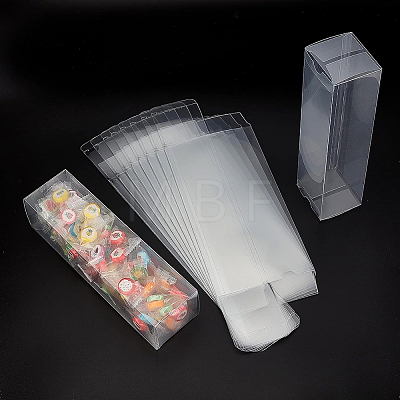 Foldable Transparent PVC Box CON-WH0074-71-1