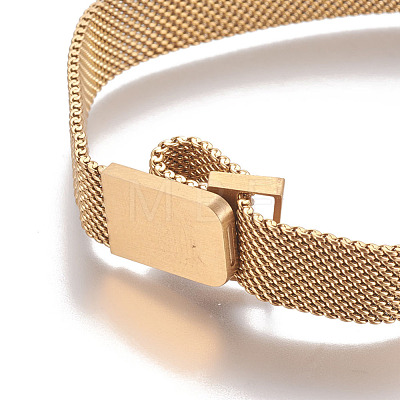 Iron Mesh Chain Bracelet Making MAK-E667-01G-1
