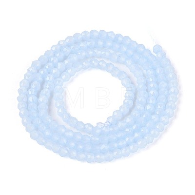 Imitation Jade Glass Beads Strands GLAA-T028-2mm-11F-1