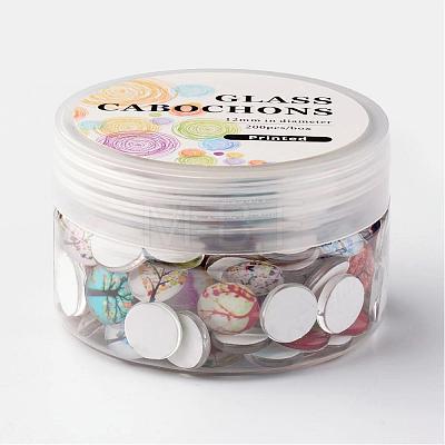 Glass Cabochons GGLA-JP0002-12-1