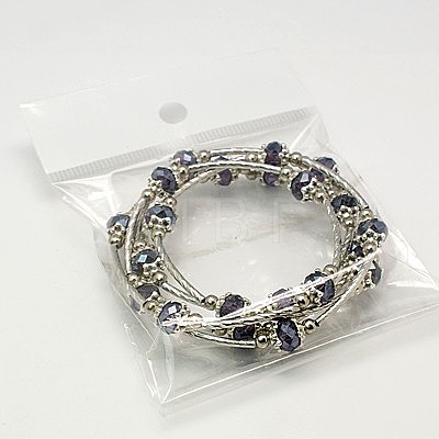 Fashion Wrap Bracelets BJEW-JB00628-03-1
