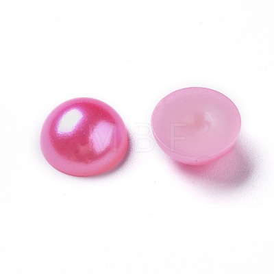 ABS Plastic Imitation Pearl Cabochons SACR-S738-12mm-Z6-1
