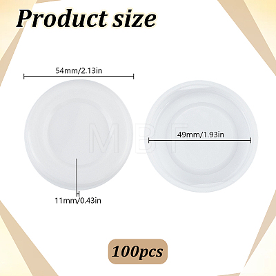 Plastic Paper Tube Cap KY-WH0049-68A-1