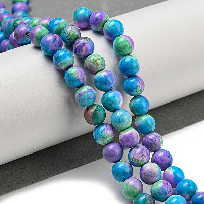 Synthetic Imperial Jasper Beads Strands G-N342-25B-1-1