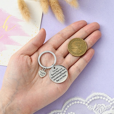 Titanium Steel & Alloy Keychain KEYC-YW00043-1