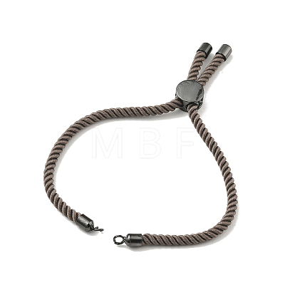 Half Finished Twisted Milan Rope Slider Bracelets FIND-G032-01B-07-1