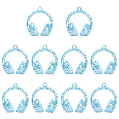 UV Plating Opaque Acrylic Pendants SACR-FZC0001-001B-1