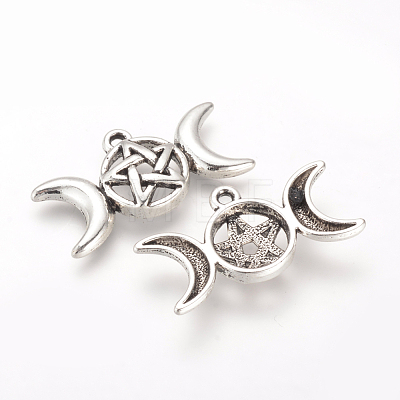 Tibetan Style Alloy Pendants LS-TIBE-Q070-51AS-RS-1