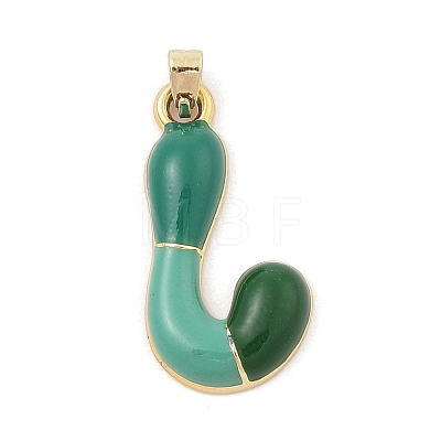 Alloy Enamel Pendants ENAM-S023-01G-J-1