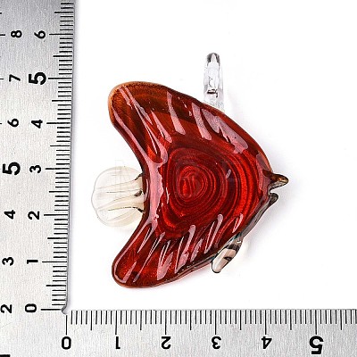Handmade Lampwork Big Pendants LAMP-T024-05-1