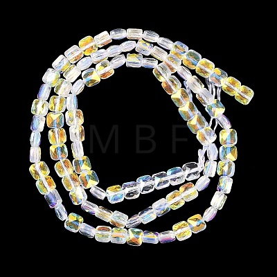 Electroplate Glass Beads Strands EGLA-B007-02A-AB01-1