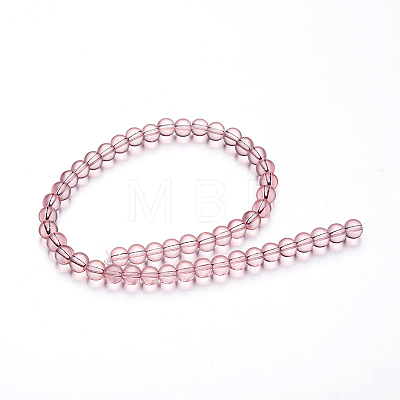 Glass Round Bead Strands GLAA-I028-8mm-16-1