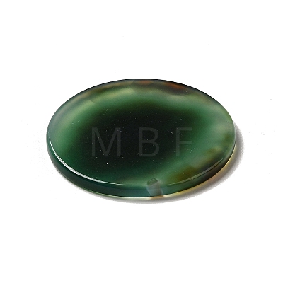 Natural Green Onyx Agate Cabochons G-A213-06-1