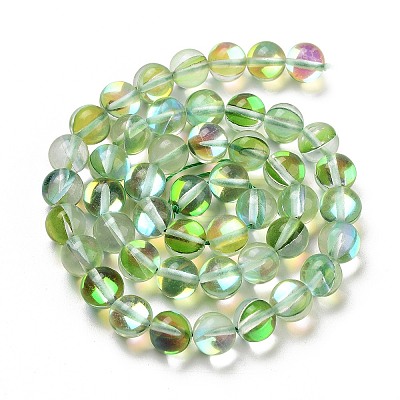 Transparent Glass Beads GLAA-B022-8mm-18-1