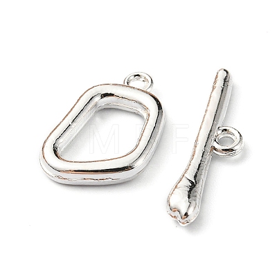 Alloy Toggle Clasps PALLOY-YW0002-22MS-1