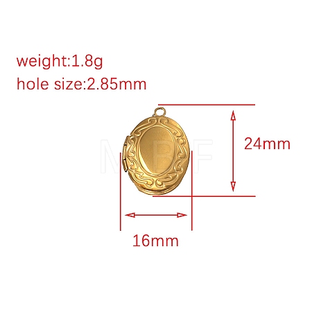 Stainless Steel Locket Pendants LS-PW-WG2E111-05-1