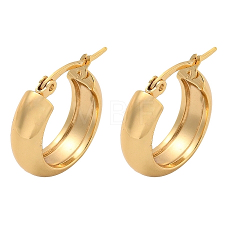 202 Stainless Steel Hoop Earrings EJEW-H003-38G-02-1