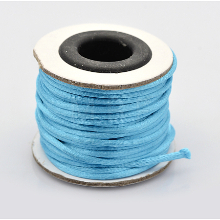 Nylon Satin Rattail Cords LS-NWIR-O001-A-10-1