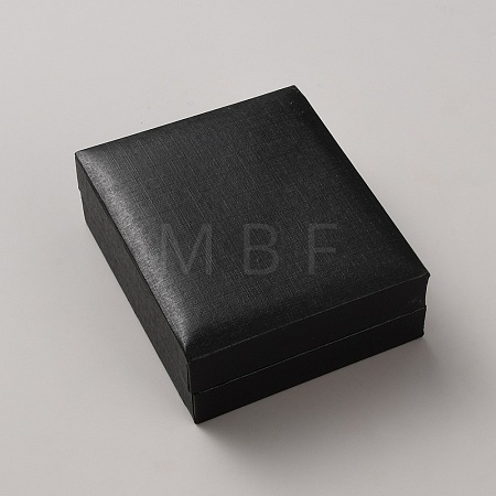 Imitation Leather Badge Packaging Boxes CON-WH0086-244B-1